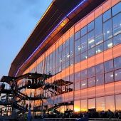 Gebäude mit Glasfront